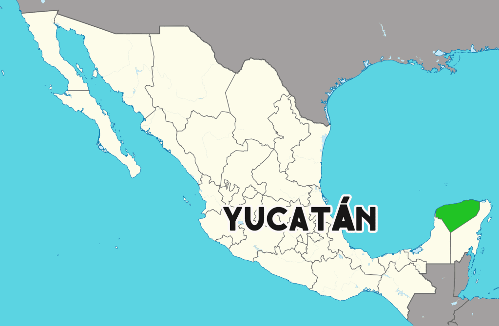 Mapa de los pueblos magicos de yucatan